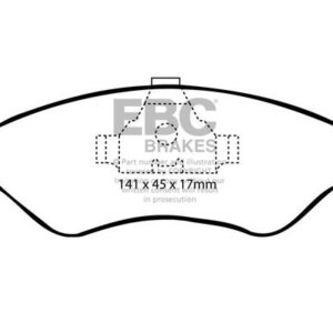 EBC Ultimax sprednje zavorne ploščice za Ford Fiesta