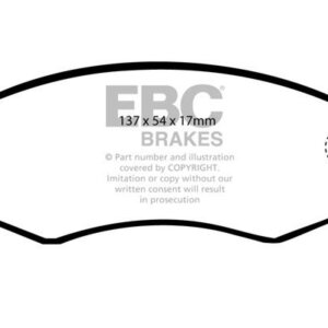 EBC Ultimax sprednje zavorne ploščice za Hyundai Sonata, Nissan Prairie