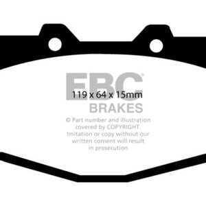 EBC Ultimax sprednje zavorne ploščice za Toyota Hilux