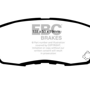 EBC Ultimax sprednje zavorne ploščice za Honda Accord