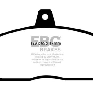 EBC Ultimax sprednje zavorne ploščice za Honda Civic, MG ZS