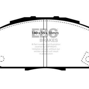 EBC Ultimax sprednje zavorne ploščice za Honda Ascot, Honda Accord