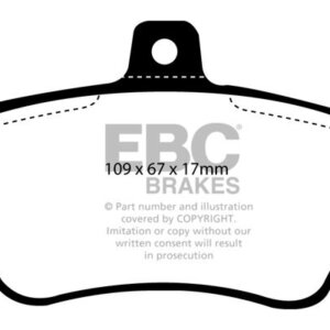 EBC Ultimax sprednje zavorne ploščice za Volvo 480, Volvo 440