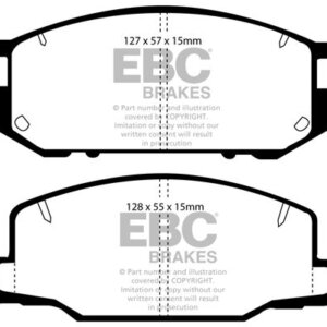 EBC Ultimax sprednje zavorne ploščice za Lotus Esprit, Toyota Carina