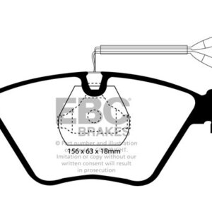 EBC Ultimax sprednje zavorne ploščice za Peugeot 605, Citroën XM