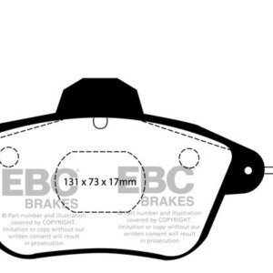EBC Ultimax sprednje zavorne ploščice za Citroën XM