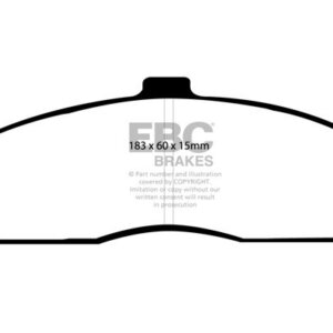EBC Orangestuff sprednje zavorne ploščice za AC MK, Cadillac XLR