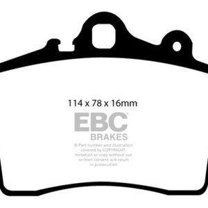 EBC Orangestuff sprednje zavorne ploščice za Porsche Boxster, Porsche Cayman