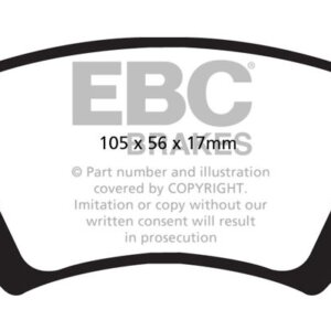 EBC Orangestuff zadnje zavorne ploščice za VW Passat
