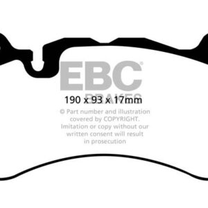 EBC Orangestuff sprednje zavorne ploščice za Audi A6, Audi A7