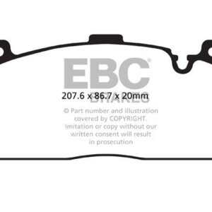 EBC Orangestuff sprednje zavorne ploščice za BMW 4, BMW 5