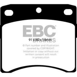EBC Ultimax sprednje zavorne ploščice za VW Transporter