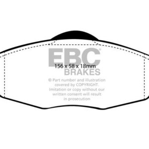 EBC Ultimax sprednje zavorne ploščice za Ford Mondeo, Ford Cougar