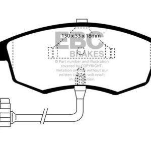 EBC Ultimax sprednje zavorne ploščice za Ford Scorpio