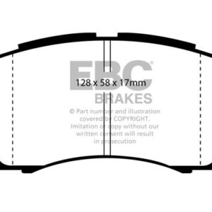EBC Ultimax sprednje zavorne ploščice za Subaru Legacy, Subaru Impreza