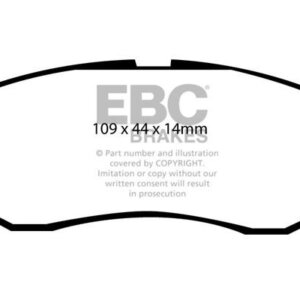 EBC Ultimax sprednje zavorne ploščice za Suzuki Swift