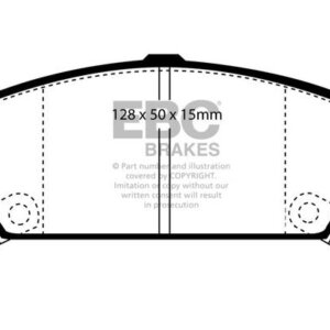EBC Ultimax sprednje zavorne ploščice za Honda Civic Shuttle