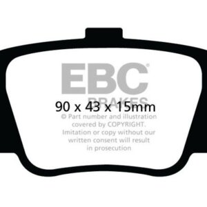 EBC Ultimax zadnje zavorne ploščice za Nissan Micra