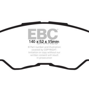 EBC Ultimax sprednje zavorne ploščice za Toyota Hilux