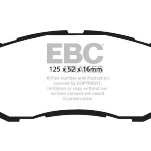 EBC Ultimax sprednje zavorne ploščice za Ford Fiesta