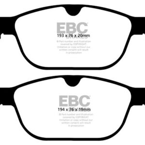 EBC Ultimax sprednje zavorne ploščice za Volvo XC60