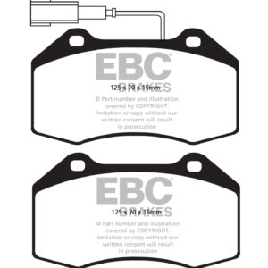 EBC Ultimax sprednje zavorne ploščice za Abarth Grande Punto, Alfa Romeo Mito