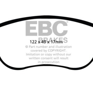 EBC Ultimax sprednje zavorne ploščice za Renault SCÉNIC, Renault Grand SCÉNIC