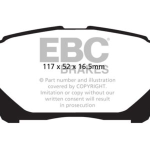 EBC Ultimax sprednje zavorne ploščice za Aston Martin Cygnet