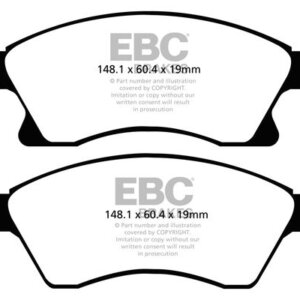 EBC Ultimax sprednje zavorne ploščice za Opel Astra, Chevrolet Aveo