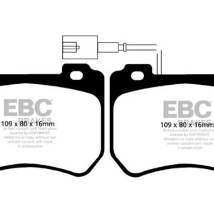 EBC Ultimax sprednje zavorne ploščice za Alfa Romeo 159, Alfa Romeo Spider