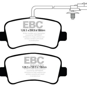 EBC Ultimax zadnje zavorne ploščice za Nissan NV400, Opel Movano
