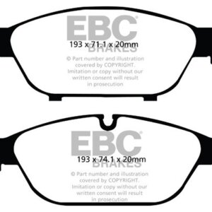 EBC Ultimax sprednje zavorne ploščice za Audi A6, Audi A8