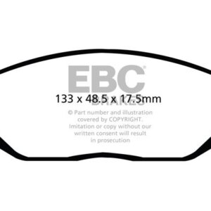 EBC Ultimax sprednje zavorne ploščice za Chevrolet Spark