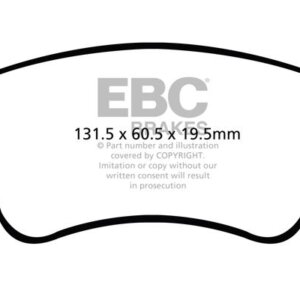 EBC Ultimax sprednje zavorne ploščice za KIA Venga