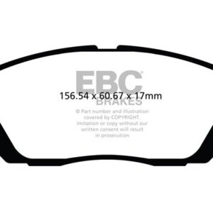 EBC Ultimax sprednje zavorne ploščice za SsangYong Korando
