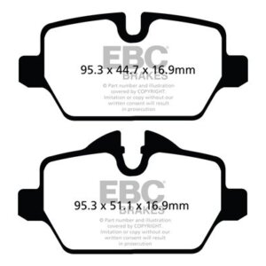 EBC Ultimax zadnje zavorne ploščice za Mini Mini Paceman, Mini Mini Countryman