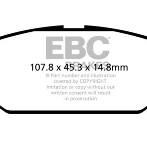 EBC Ultimax sprednje zavorne ploščice za Suzuki Swift