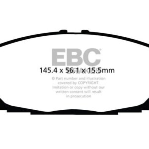 EBC Ultimax sprednje zavorne ploščice za Toyota Hilux, Toyota HiAce