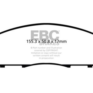 EBC Ultimax sprednje zavorne ploščice za Nissan NV200