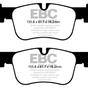EBC Ultimax sprednje zavorne ploščice za BMW 1
