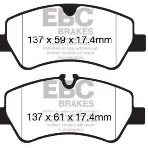 EBC Ultimax zadnje zavorne ploščice za Ford Transit, Ford Transit Custom