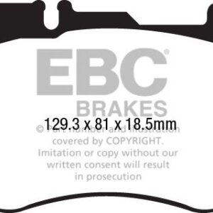EBC Ultimax sprednje zavorne ploščice za Mercedes-Benz C-Class