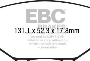 EBC Ultimax sprednje zavorne ploščice za Skoda Fabia