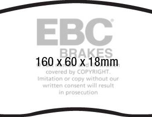 EBC Ultimax sprednje zavorne ploščice za Renault Trafic, FIAT Talento