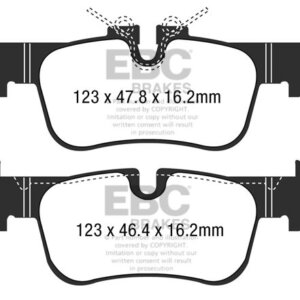 EBC Ultimax zadnje zavorne ploščice za MINI Mini, BMW 1