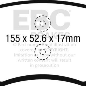 EBC Ultimax sprednje zavorne ploščice za Opel Corsa