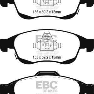 EBC Ultimax sprednje zavorne ploščice za FIAT 500X