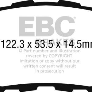 EBC Ultimax sprednje zavorne ploščice za Mazda MX-5, FIAT 124