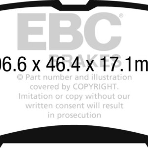 EBC Ultimax zadnje zavorne ploščice za Opel Astra