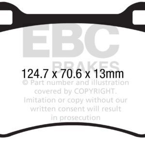 EBC Ultimax sprednje zavorne ploščice za Abarth 124, Mazda MX-5